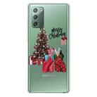 For Samsung Galaxy Note20 Christmas Series Clear TPU Protective Case(Christmas Pajamas) - 1