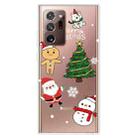 For Samsung Galaxy Note20 Ultra Christmas Series Clear TPU Protective Case(4 Cartoons) - 1