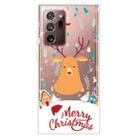 For Samsung Galaxy Note20 Ultra Christmas Series Clear TPU Protective Case(Christmas Ugly Deer) - 1