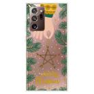For Samsung Galaxy Note20 Ultra Christmas Series Clear TPU Protective Case(Five-pointed Star) - 1
