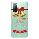 For Samsung Galaxy S20 FE Christmas Series Clear TPU Protective Case(Golden Bell) - 1