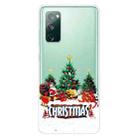 For Samsung Galaxy S20 FE Christmas Series Clear TPU Protective Case(Retro Old Man) - 1