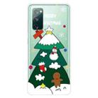 For Samsung Galaxy S20 FE Christmas Series Clear TPU Protective Case(Three-tier Christmas Tree) - 1