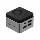 GMK NucBox Windows 10 System Mini PC, Intel Celeron J4125 Quad Core 64bit 14nm 2GHz-2.7GHz, Support WiFi & Bluetooth & RJ45, 8GB+128GB,EU Plug - 1