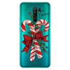 For Xiaomi Redmi 9 Christmas Series Transparent TPU Protective Case(Big Crutch) - 1
