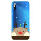 For Xiaomi Redmi 9A Christmas Series Transparent TPU Protective Case(Fat Deer) - 1