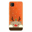 For Xiaomi Redmi 9C Christmas Series Transparent TPU Protective Case(Fat Deer) - 1