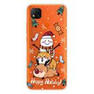 For Xiaomi Redmi 9C Christmas Series Transparent TPU Protective Case(Stacked Doll) - 1