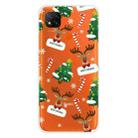 For Xiaomi Redmi 9C Christmas Series Transparent TPU Protective Case(Cane Deer) - 1