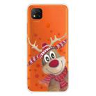 For Xiaomi Redmi 9C Christmas Series Transparent TPU Protective Case(Smiley Deer) - 1