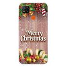 For Xiaomi Redmi 9C Christmas Series Transparent TPU Protective Case(Christmas Balls) - 1