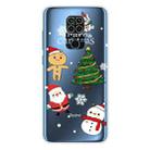 For Xiaomi Redmi Note 9 Christmas Series Transparent TPU Protective Case(4 Cartoons) - 1