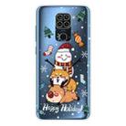 For Xiaomi Redmi Note 9 Christmas Series Transparent TPU Protective Case(Stacked Doll) - 1