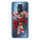 For Xiaomi Redmi Note 9 Christmas Series Transparent TPU Protective Case(Big Crutch) - 1