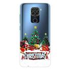 For Xiaomi Redmi Note 9 Christmas Series Transparent TPU Protective Case(Retro Old Man) - 1