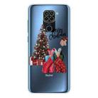 For Xiaomi Redmi Note 9 Christmas Series Transparent TPU Protective Case(Christmas Pajamas) - 1