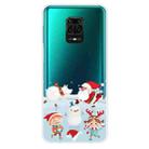 For Xiaomi Redmi Note 9S Christmas Series Transparent TPU Protective Case(Snow Entertainment) - 1