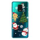 For Xiaomi Redmi Note 9S Christmas Series Transparent TPU Protective Case(4 Cartoons) - 1