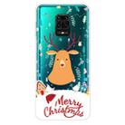 For Xiaomi Redmi Note 9S Christmas Series Transparent TPU Protective Case(Christmas Ugly Deer) - 1