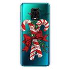 For Xiaomi Redmi Note 9S Christmas Series Transparent TPU Protective Case(Big Crutch) - 1