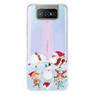 For ASUS Zenfone 7 Pro ZS671KS Christmas Series Transparent TPU Protective Case(Snow Entertainment) - 1