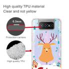 For ASUS Zenfone 7 Pro ZS671KS Christmas Series Transparent TPU Protective Case(Christmas Ugly Deer) - 1