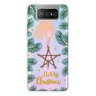 For ASUS Zenfone 7 Pro ZS671KS Christmas Series Transparent TPU Protective Case(Five-pointed Star) - 1