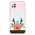 For Huawei P40 Lite & Nova 6 SE Christmas Series Transparent TPU Protective Case(Fat Deer) - 1