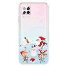 For Huawei P40 Lite & Nova 6 SE Christmas Series Transparent TPU Protective Case(Snow Entertainment) - 1