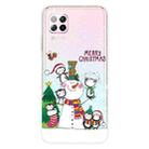 For Huawei P40 Lite & Nova 6 SE Christmas Series Transparent TPU Protective Case(Penguin Family) - 1