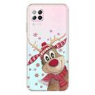 For Huawei P40 Lite & Nova 6 SE Christmas Series Transparent TPU Protective Case(Smiley Deer) - 1