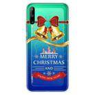 For Huawei P40 Lite E Christmas Series Transparent TPU Protective Case(Golden Bell) - 1