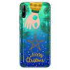 For Huawei P40 Lite E Christmas Series Transparent TPU Protective Case(Five-pointed Star) - 1