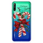 For Huawei P40 Lite E Christmas Series Transparent TPU Protective Case(Big Crutch) - 1