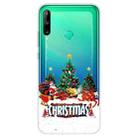 For Huawei P40 Lite E Christmas Series Transparent TPU Protective Case(Retro Old Man) - 1