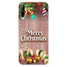 For Huawei P40 Lite E Christmas Series Transparent TPU Protective Case(Christmas Balls) - 1