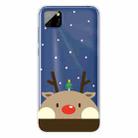 For Huawei Y5p Christmas Series Transparent TPU Protective Case(Fat Deer) - 1