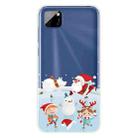 For Huawei Y5p Christmas Series Transparent TPU Protective Case(Snow Entertainment) - 1