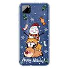 For Huawei Y5p Christmas Series Transparent TPU Protective Case(Stacked Doll) - 1