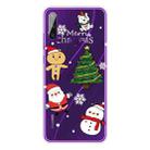 For Huawei Y6p Christmas Series Transparent TPU Protective Case(4 Cartoons) - 1