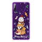 For Huawei Y6p Christmas Series Transparent TPU Protective Case(Stacked Doll) - 1