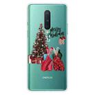 For OnePlus 8 Christmas Series Transparent TPU Protective Case(Christmas Pajamas) - 1