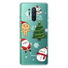 For OnePlus 8 Pro Christmas Series Transparent TPU Protective Case(4 Cartoons) - 1