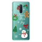 For OnePlus 8 Pro Christmas Series Transparent TPU Protective Case(Simple Snowman) - 1