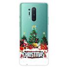 For OnePlus 8 Pro Christmas Series Transparent TPU Protective Case(Retro Old Man) - 1