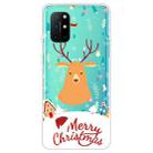 For OnePlus 8T Christmas Series Transparent TPU Protective Case(Christmas Ugly Deer) - 1