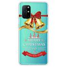 For OnePlus 8T Christmas Series Transparent TPU Protective Case(Golden Bell) - 1