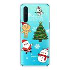 For OnePlus Nord Christmas Series Transparent TPU Protective Case(4 Cartoons) - 1