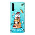 For OnePlus Nord Christmas Series Transparent TPU Protective Case(Stacked Doll) - 1