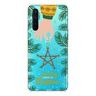 For OnePlus Nord Christmas Series Transparent TPU Protective Case(Five-pointed Star) - 1